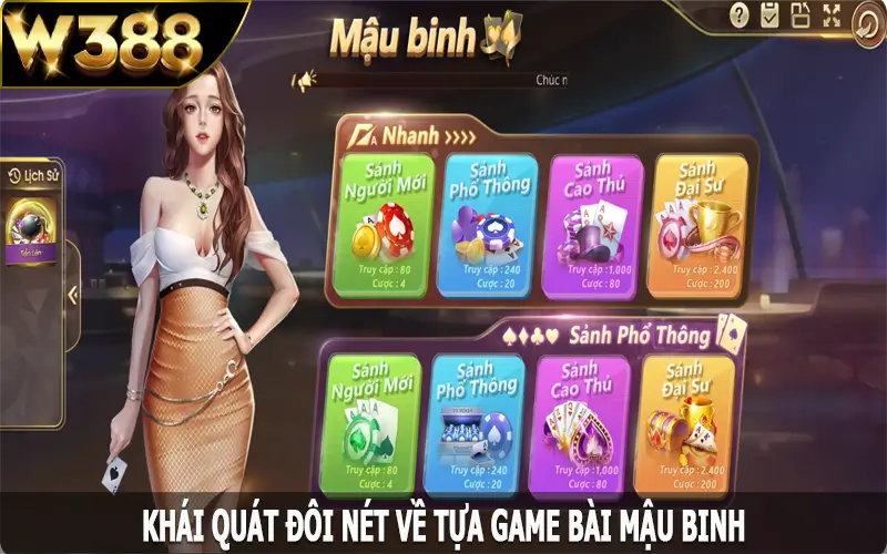 Khái quát đôi nét về tựa game bài Mậu binh